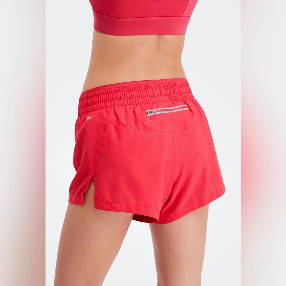 Fabletics Breathe‎ Mid-Rise Run Short women’s pink size 2XL shorts